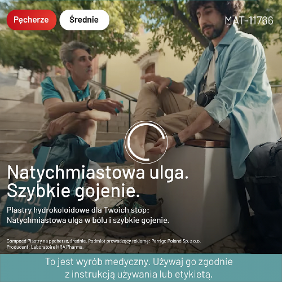 Miniaturka artykułu - #0 Compeed Plastry na pęcherze średnie, 5 szt.