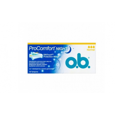 Zdjęcie produktu - 0 OB ProComfort Night Normal Tampony higieniczne, 16 sztuk