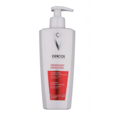 Miniaturka artykułu - #0 Vichy Dercos Energy+ Szampon wzmacniający z Aminexilem przeciw wypadaniu włos&oacute;w, 400 ml