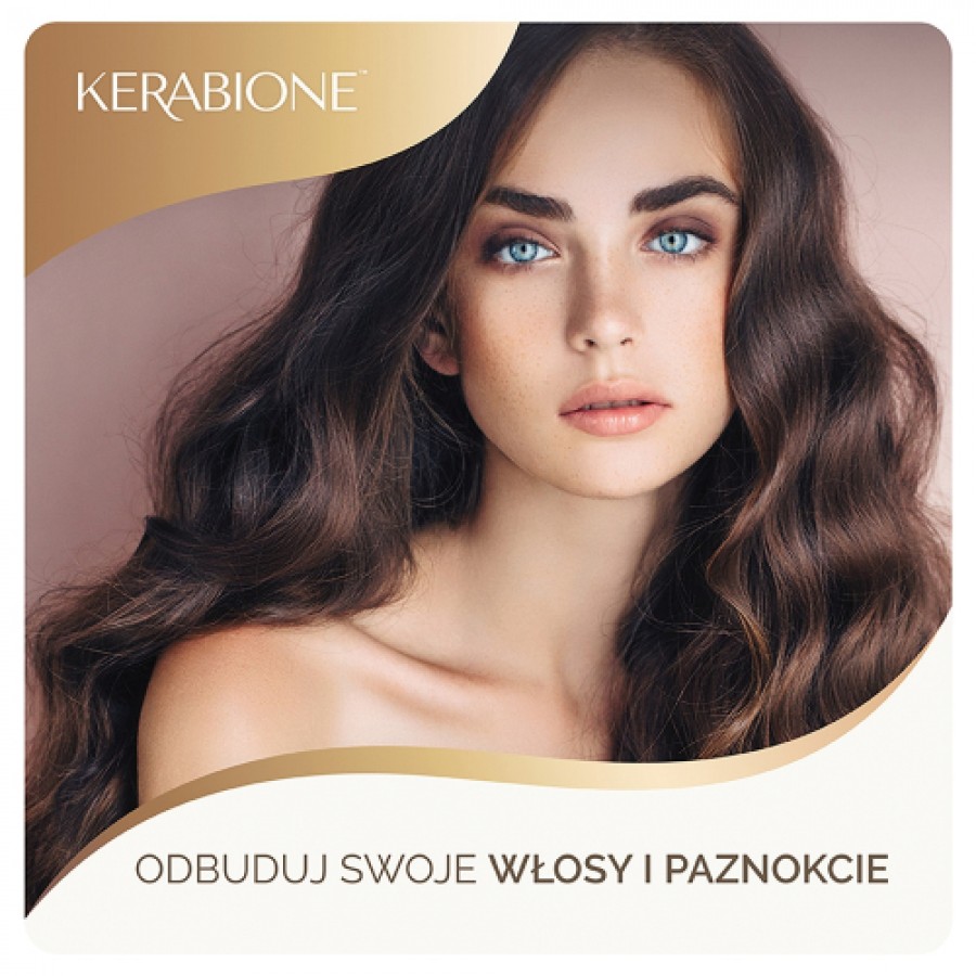 Miniaturka artykułu - #1 Kerabione dla włos&oacute;w i paznokci, 60 kaps.