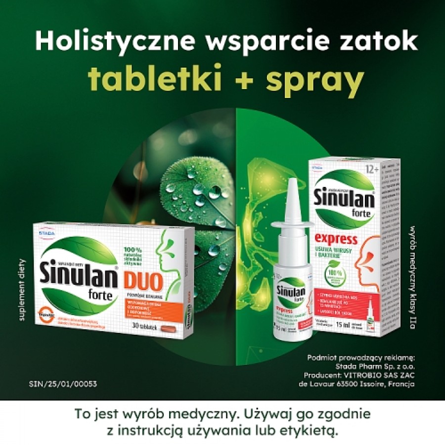 Zdjęcie produktu - 5 Sinulan Duo Forte, 30 tabl.