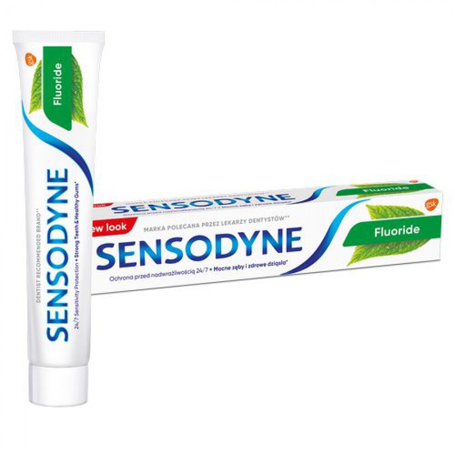 Miniaturka artykułu - #1 SENSODYNE FLUORIDE Past do zęb&oacute;w - 75 ml 