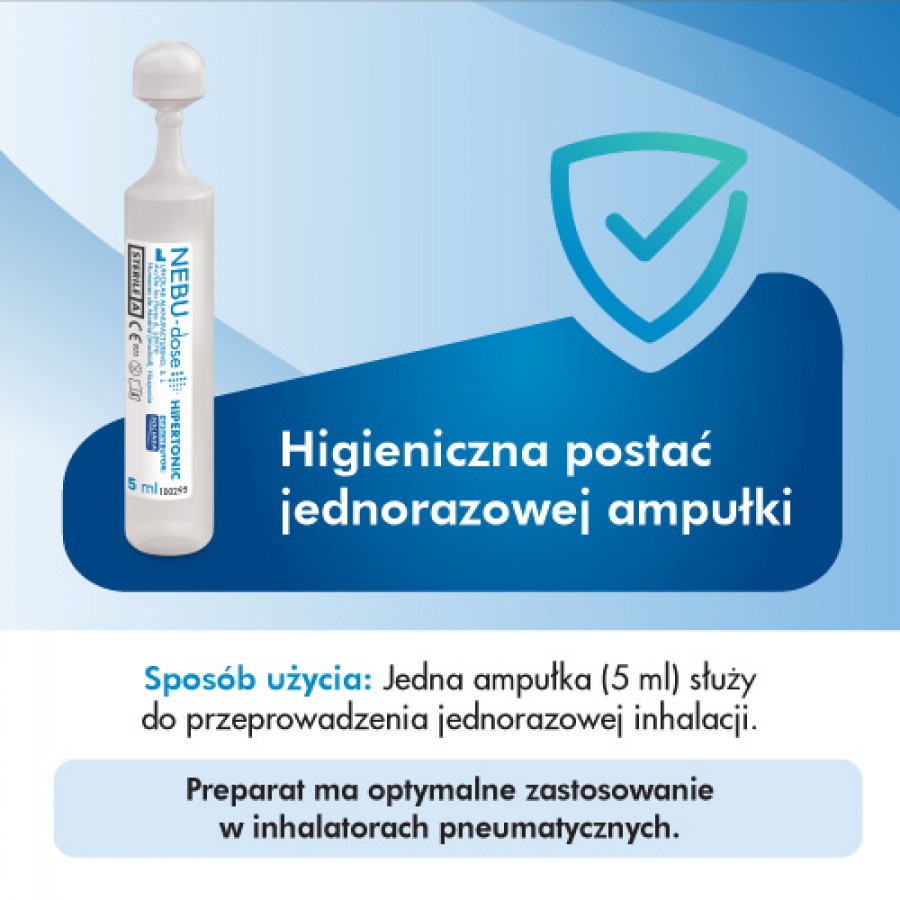 Zdjęcie produktu - 2 Nebu-Dose Roztw&oacute;r hipertoniczny do inhalacji - 30 ampułek 