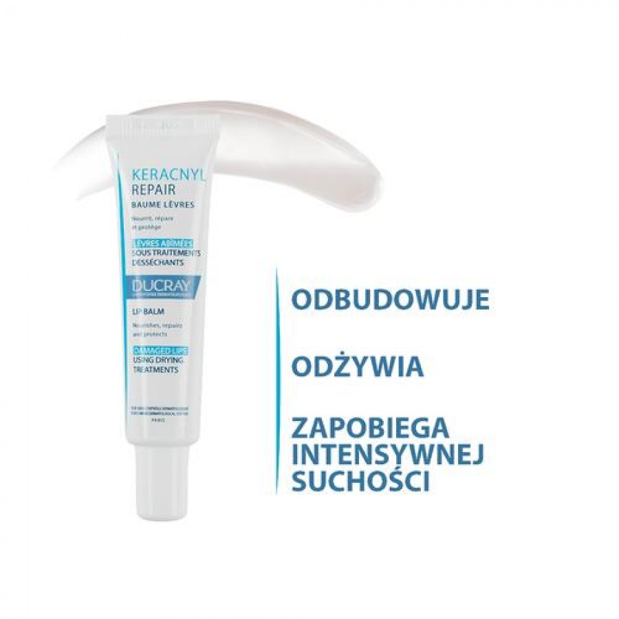 Miniaturka artykułu - #1 DUCRAY KERACNYL REPAIR Balsam do ust, 15ml