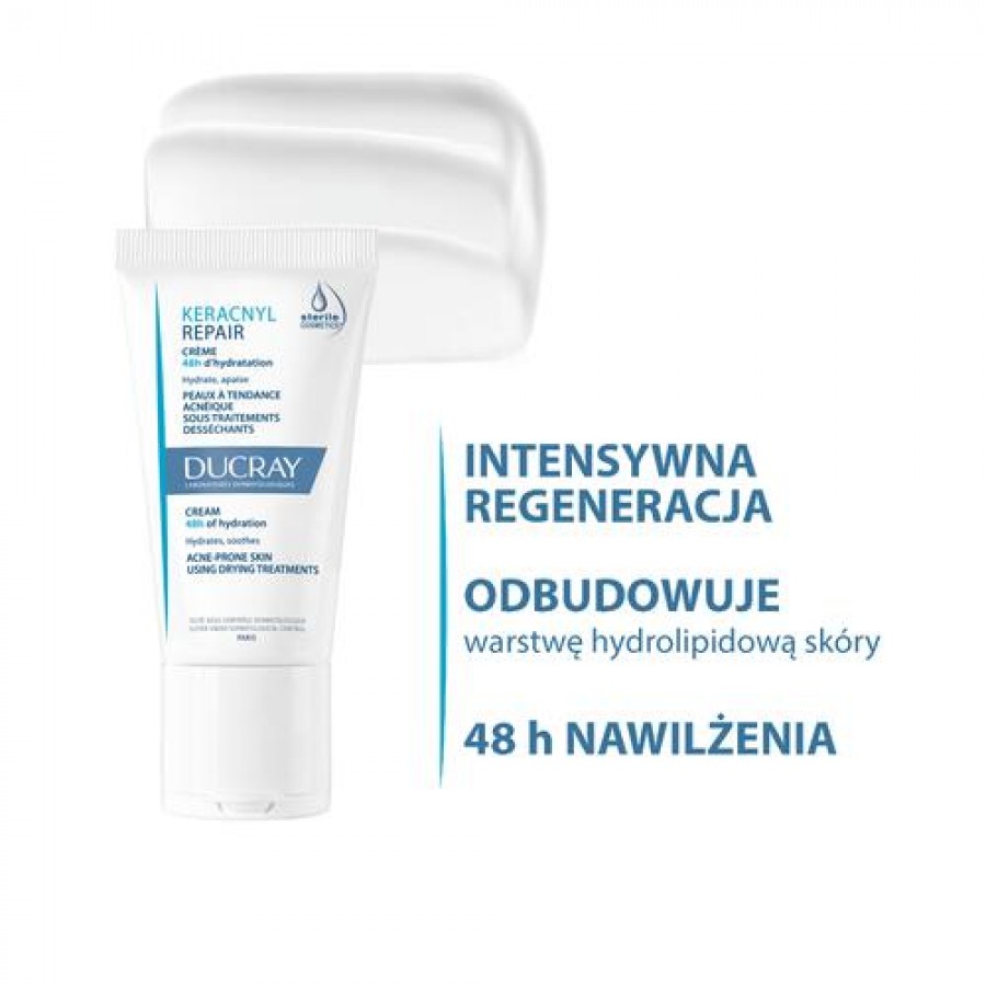 Miniaturka artykułu - #1 DUCRAY KERACNYL REPAIR Krem, 50ml