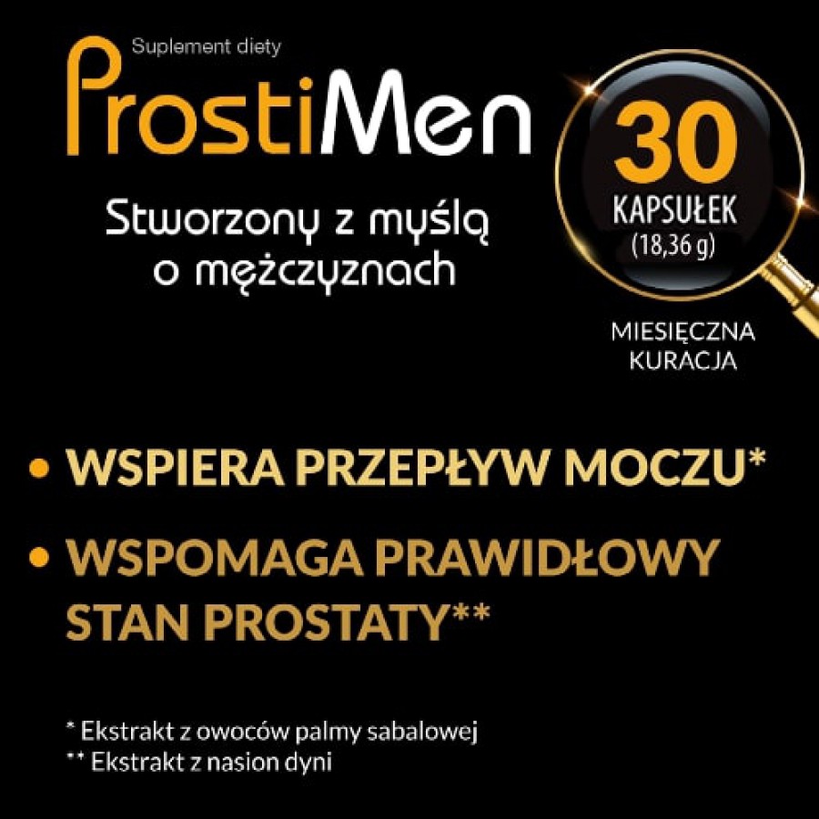 Miniaturka artykułu - #1 ProstiMen - 30 kapsułek 
