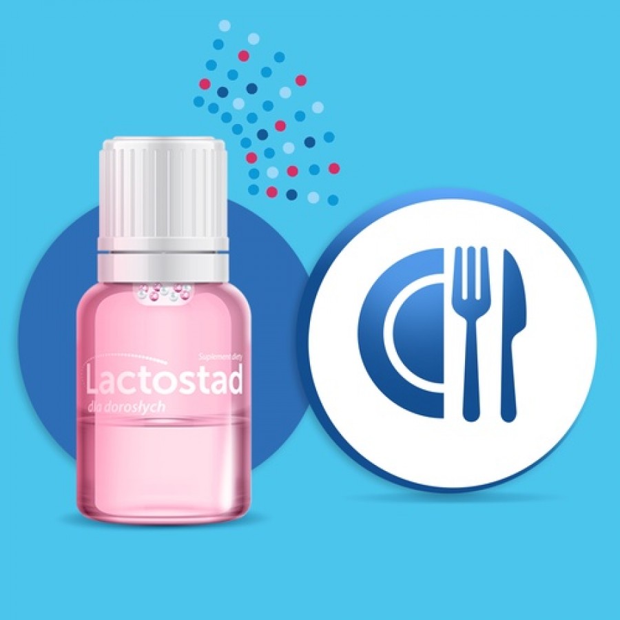 Zdjęcie produktu - 5 Lactostad dla dorosłych, 7 ampułek x 7 ml