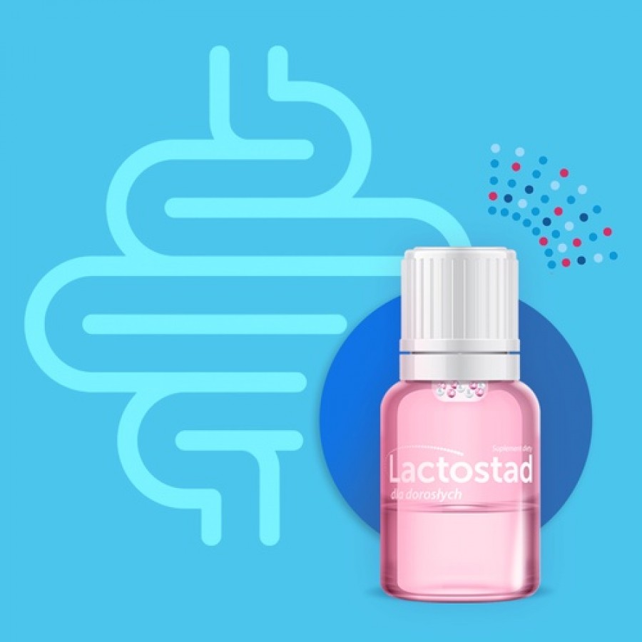 Zdjęcie produktu - 6 Lactostad dla dorosłych, 7 ampułek x 7 ml