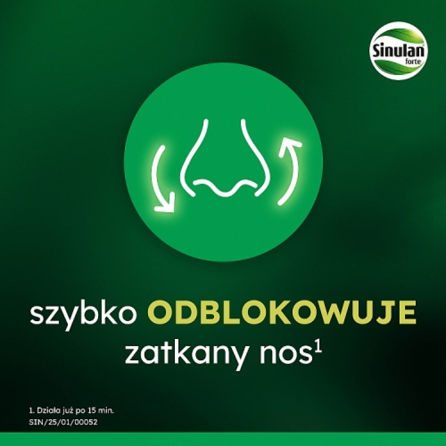 Zdjęcie produktu - 3 Sinulan Express Forte aerozol do nosa, 15 ml