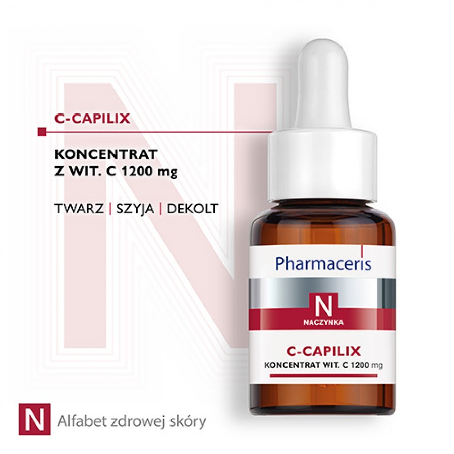 Miniaturka artykułu - #0 Pharmaceris N C-CAPILIX Koncentrat z witaminą C 1200 mg, 30 ml