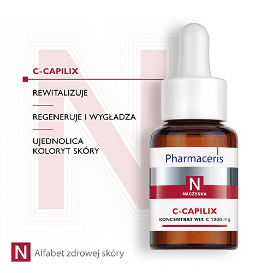 Zdjęcie produktu - 2 Pharmaceris N C-CAPILIX Koncentrat z witaminą C 1200 mg, 30 ml