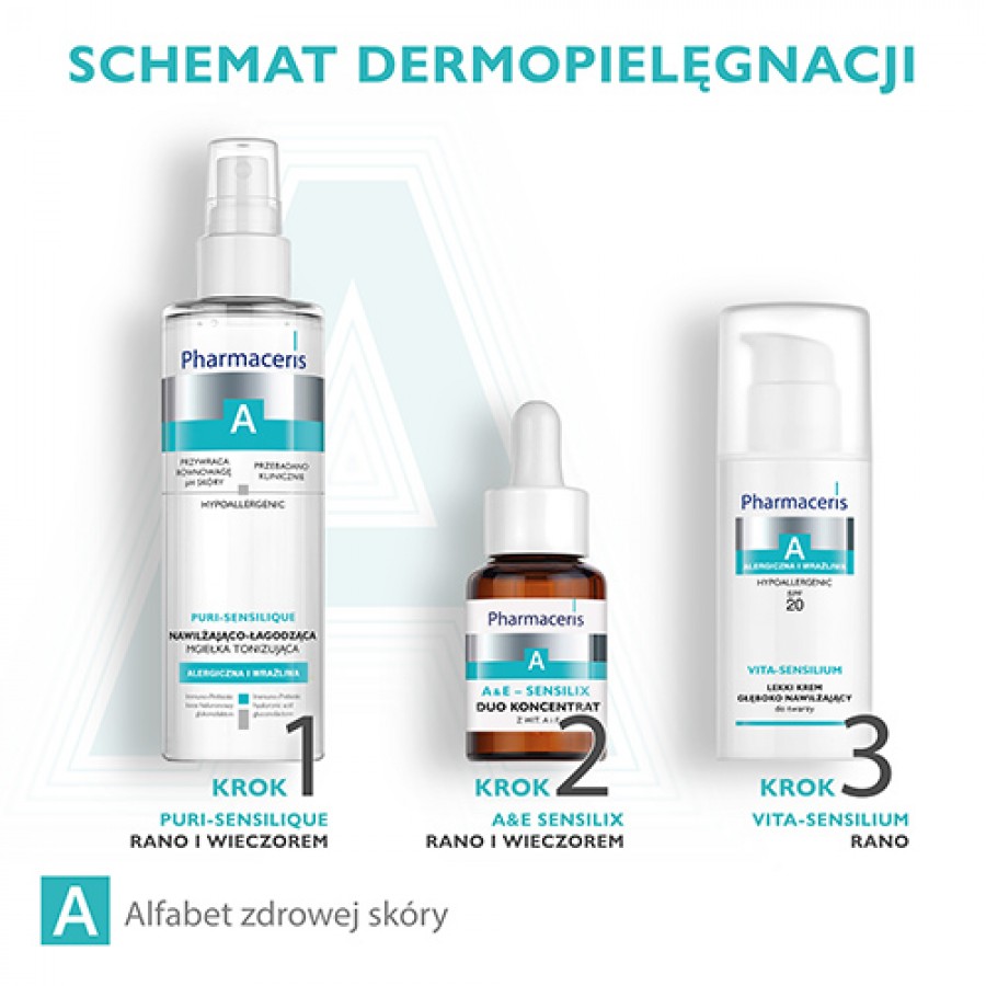 Zdjęcie produktu - 3 PHARMACERIS A A&E-SENSILIX duo koncentrat, 30 ml
