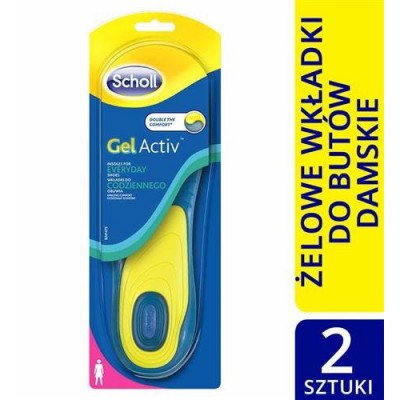 Miniaturka artykułu - #0 SCHOLL GelActiv Wkładki codzienne damskie (38-42) - 1 para (7862)