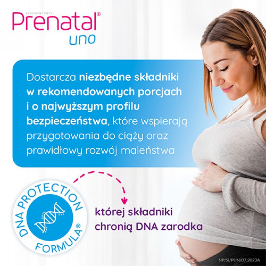 Miniaturka artykułu - #1 Prenatal Uno, 30 kapsułek 