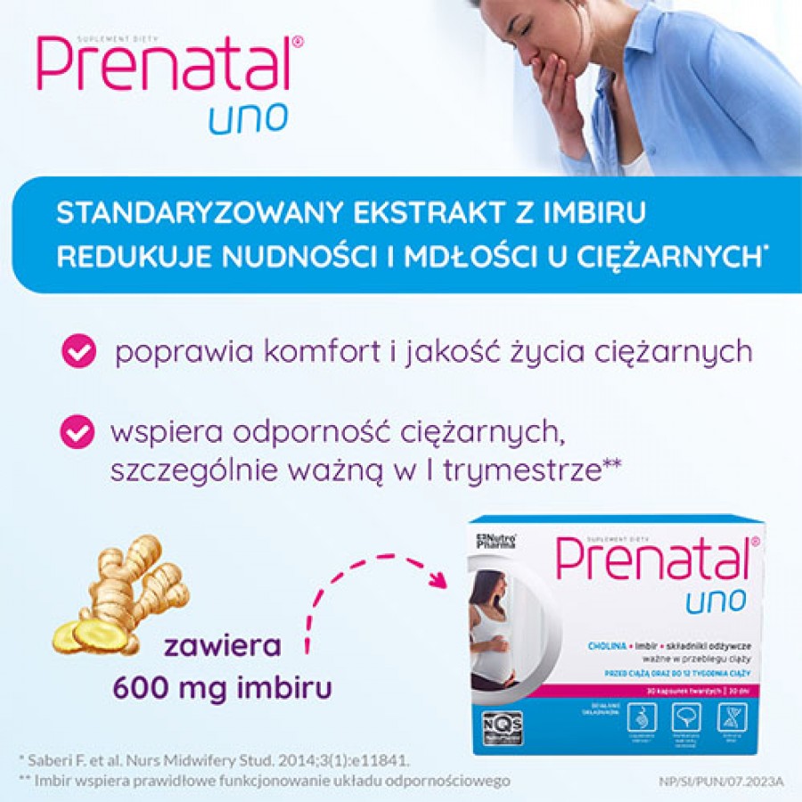 Zdjęcie produktu - 2 Prenatal Uno, 30 kapsułek 