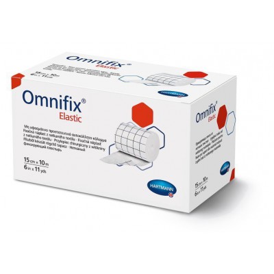 Miniaturka artykułu - #0 OMNIFIX Plaster wł&oacute;kninowy elastyczny 15cm x 10m, 1 sztuka 