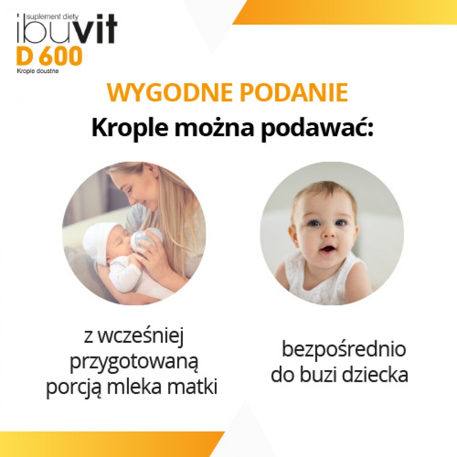 Zdjęcie produktu - 2 Ibuvit D 600 krople doustne - 10 ml