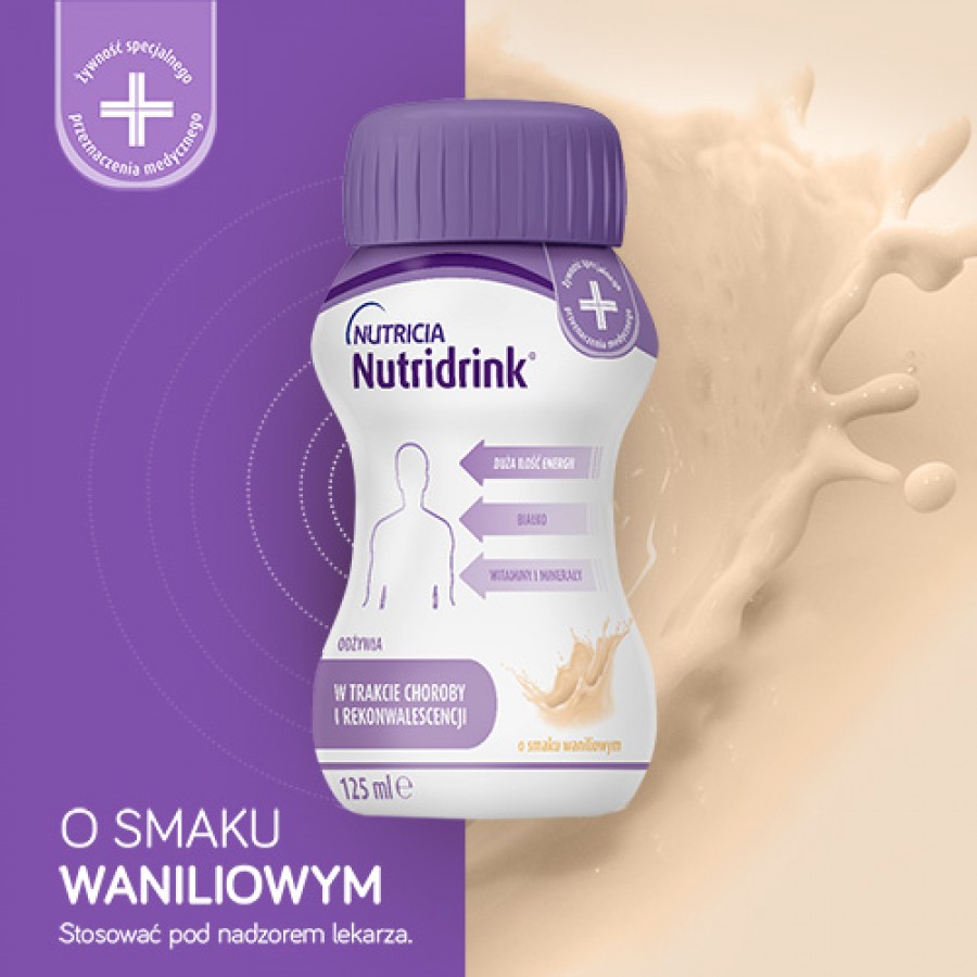 Miniaturka artykułu - #0 Nutridrink wanilia, 4x125ml 