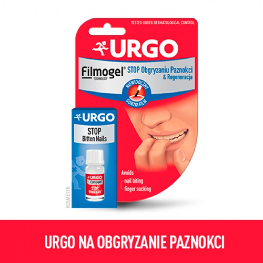 Miniaturka artykułu - #0 URGO STOP Lakier przeciw obgryzaniu paznokci & regeneracja - 9 ml
