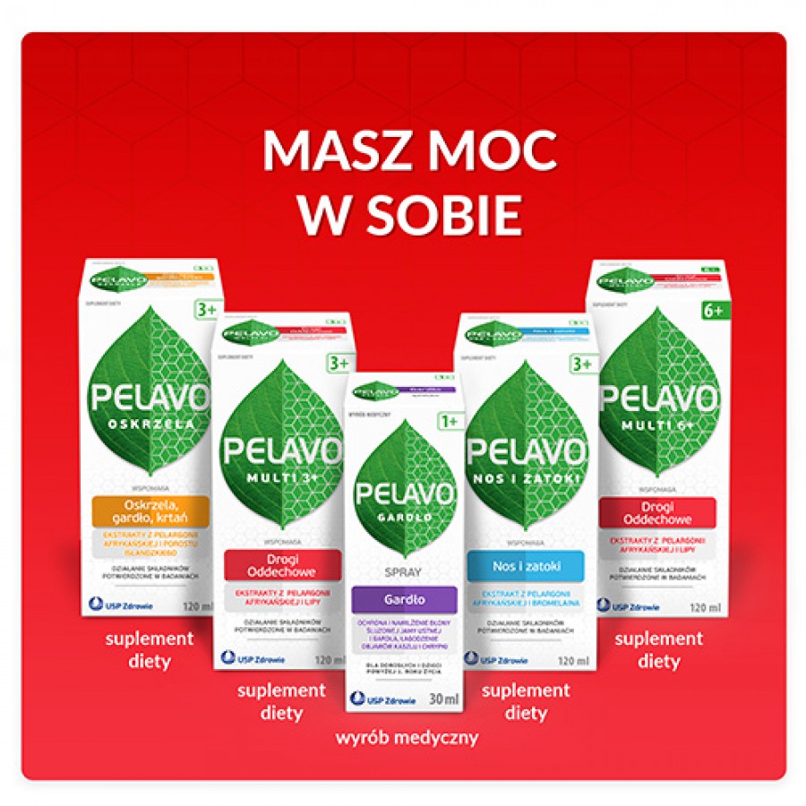 Zdjęcie produktu - 4 Pelavo Multi 6+ Drogi oddechowe (dawniej przeziębienie i grypa), 120ml