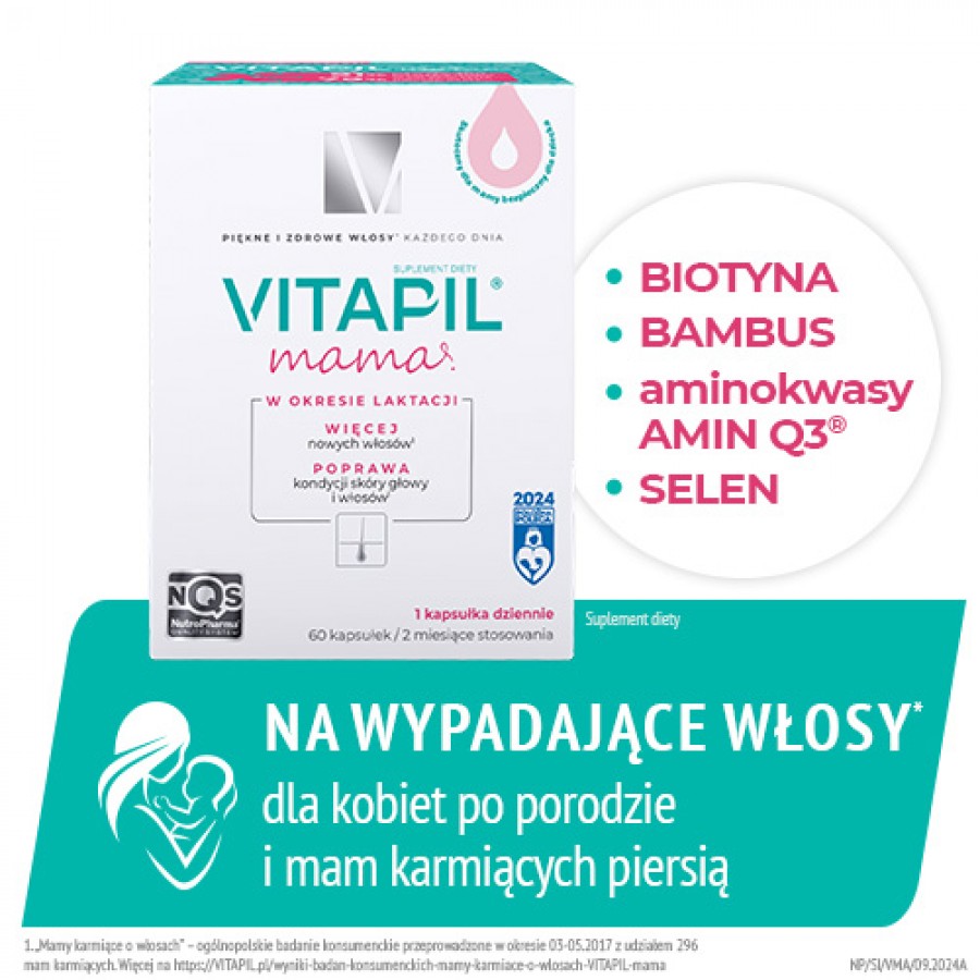 Miniaturka artykułu - #0 VITAPIL MAMA, 60 tabletek