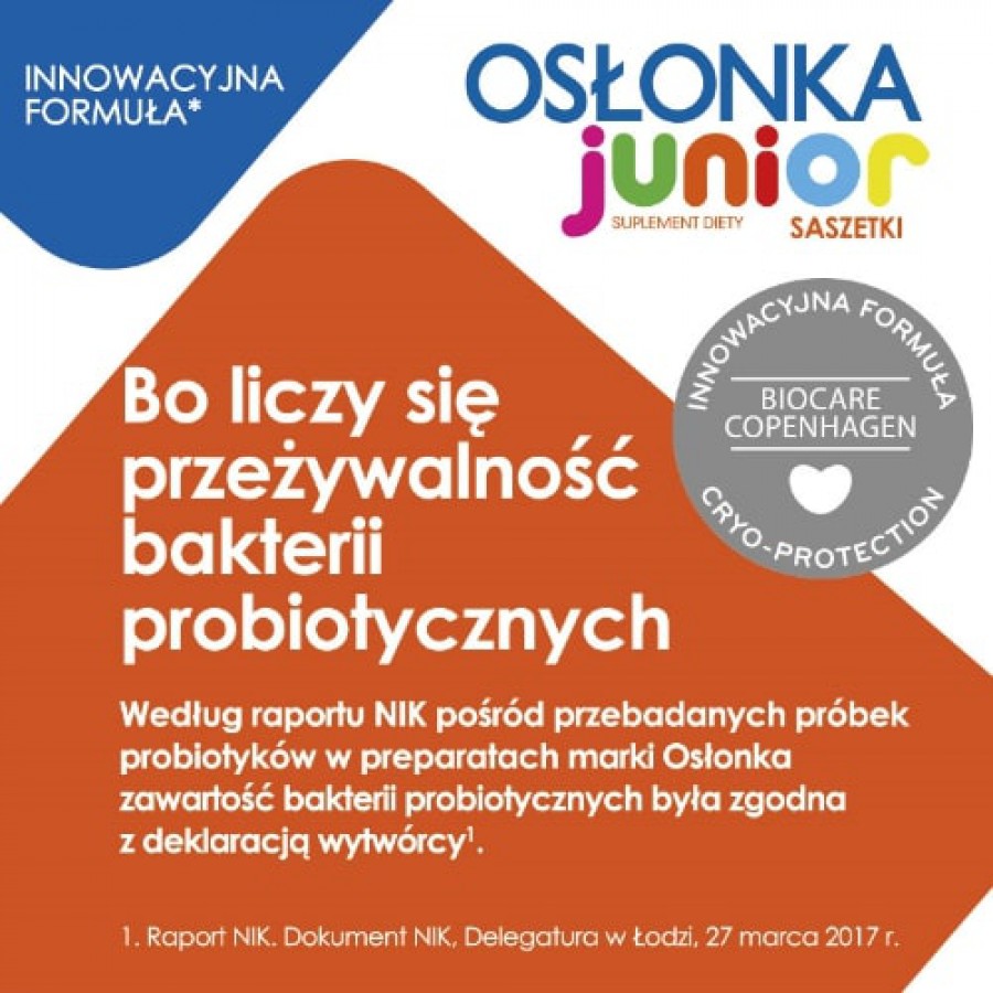 Miniaturka artykułu - #0 Osłonka Junior - 10 saszetek 