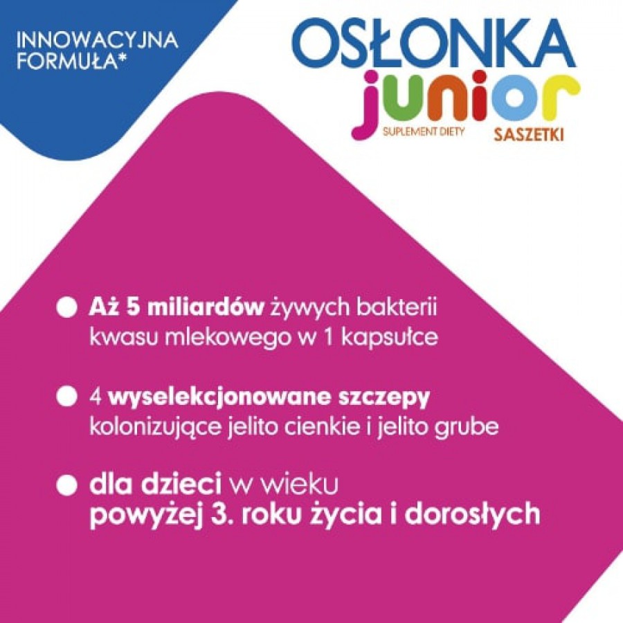 Miniaturka artykułu - #1 Osłonka Junior - 10 saszetek 