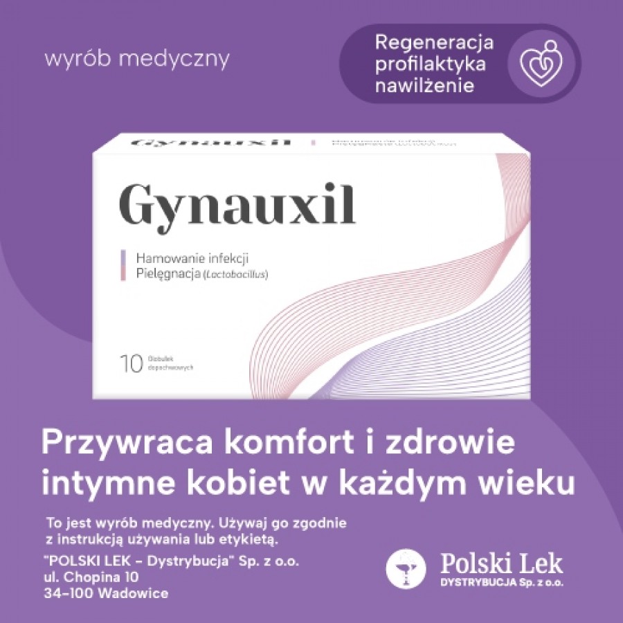 Miniaturka artykułu - #0 Gynauxil - 10 globulek dopochwowych