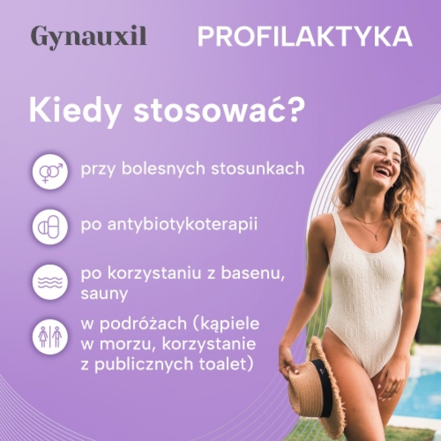 Zdjęcie produktu - 2 Gynauxil - 10 globulek dopochwowych