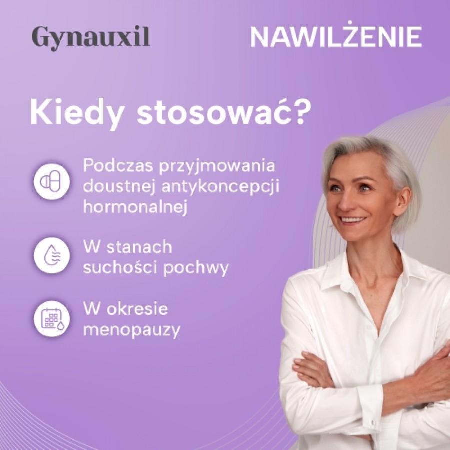 Zdjęcie produktu - 4 Gynauxil - 10 globulek dopochwowych