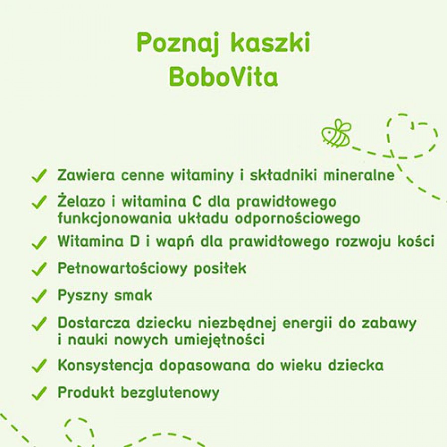 Miniaturka artykułu - #1 BoboVita Kaszka mleczno-ryżowa morela - 230g