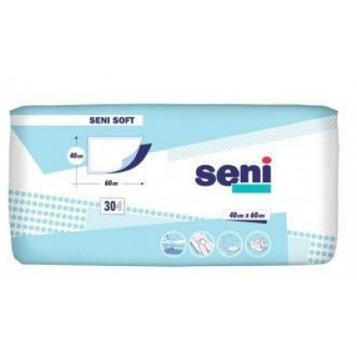 Zdjęcie produktu - 0 SENI SOFT PODKŁADY 40x60cm, 30szt. - Podkłady higieniczne