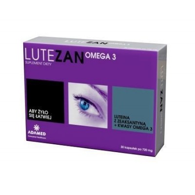 Miniaturka artykułu - #0 Lutezan Omega 3, 60 kapsułek 