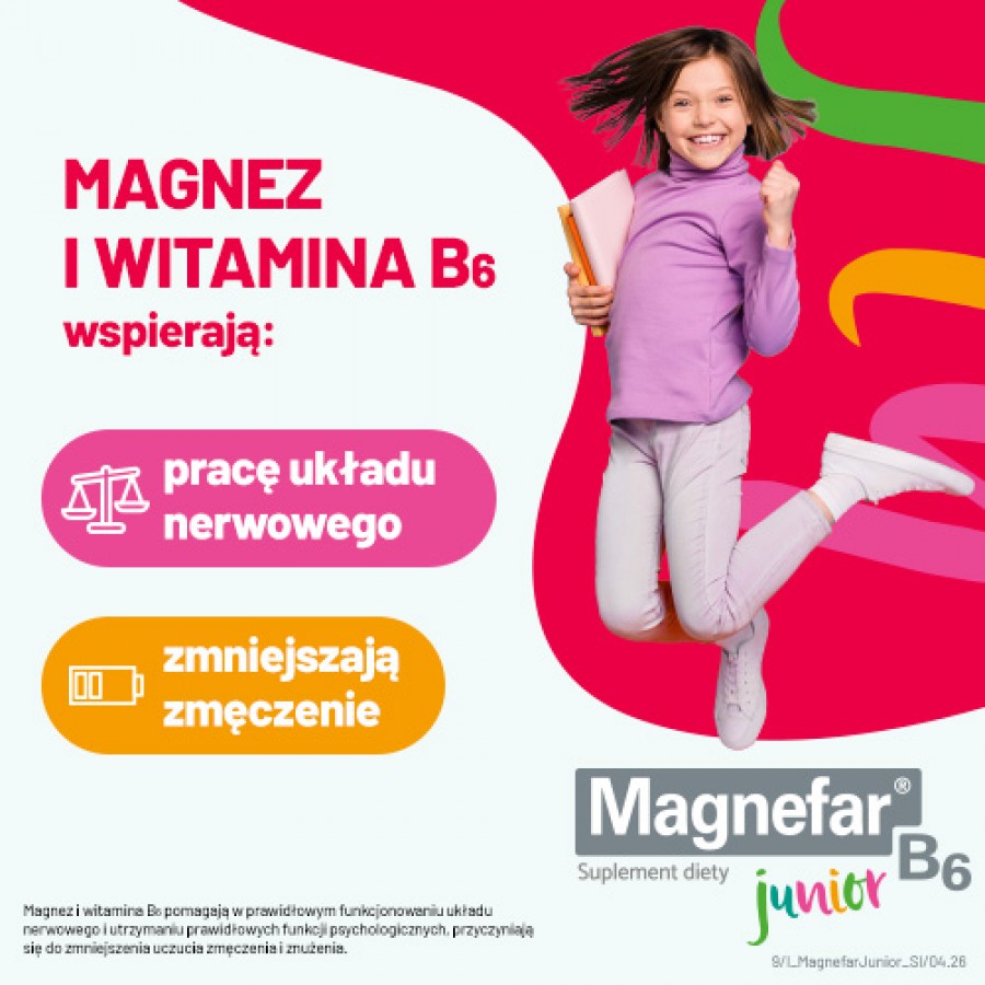 Miniaturka artykułu - #1 Magnefar B6 Junior płyn, 120ml