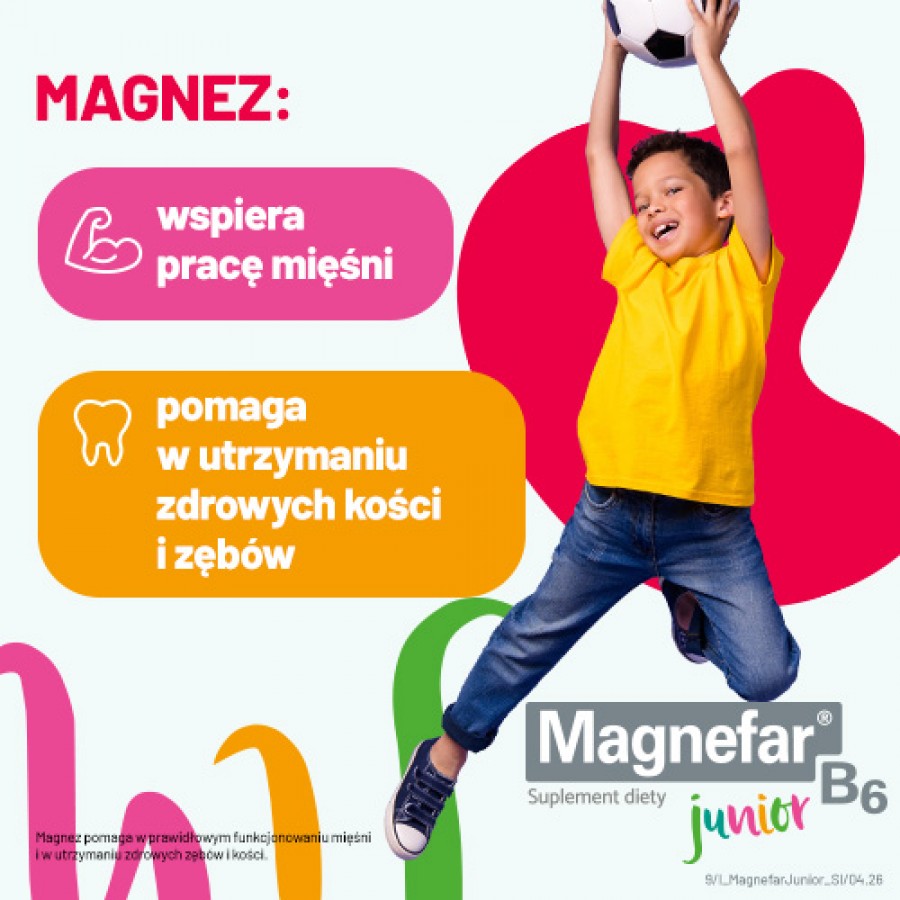 Zdjęcie produktu - 2 Magnefar B6 Junior płyn, 120ml