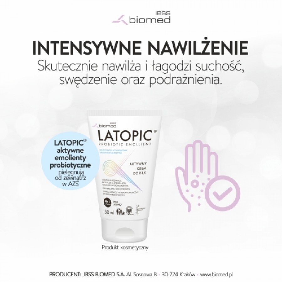 Zdjęcie produktu - 2 LATOPIC Krem do rąk regenerujący, 50 ml