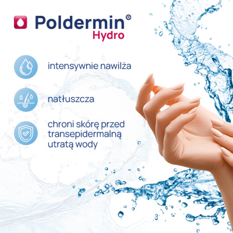 Miniaturka artykułu - #1 Poldermin Hydro Krem nawilżający do sk&oacute;ry atopowej, suchej i wrażliwej, 500 ml
