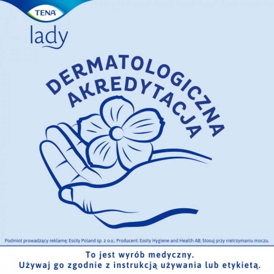 Miniaturka artykułu - #0 TENA Lady Super Anatomiczne wkładki urologiczne dla kobiet przy nietrzymaniu moczu, 30 szt.