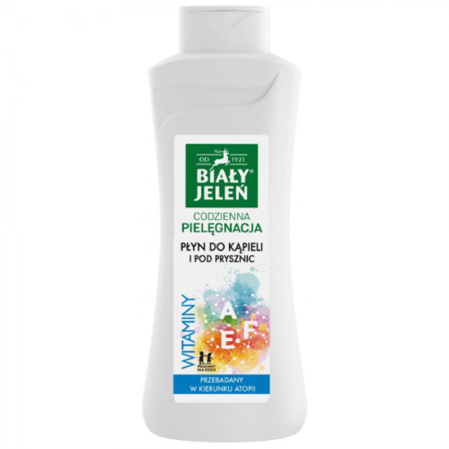 Zdjęcie produktu - 0 BIAŁY JELEŃ Płyn do kąpieli z witaminami - 750 ml