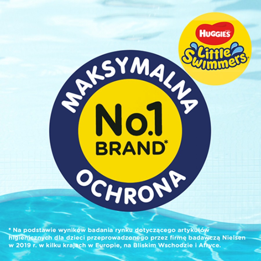 Zdjęcie produktu - 4 Pieluchy do pływania HUGGIES SWIMMERS 5-6 (12-18kg) - 11 sztuk (26030)