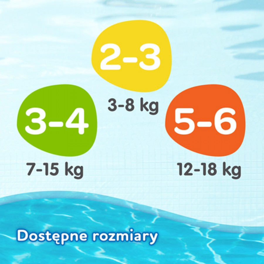 #5 – Pieluchy do pływania HUGGIES SWIMMERS 5-6 (12-18kg) - 11 sztuk