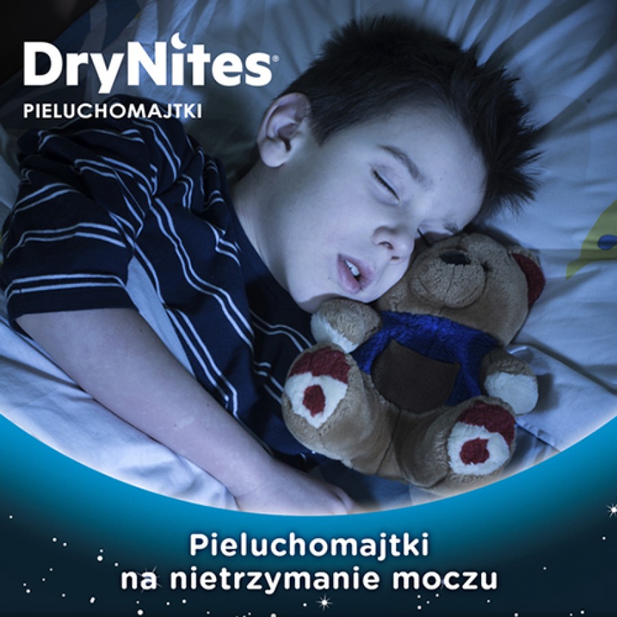 Miniaturka artykułu - #0 HUGGIES DRYNITES BOYS 4-7 LAT (17-30kg) pieluchomajtki, 10 szt.