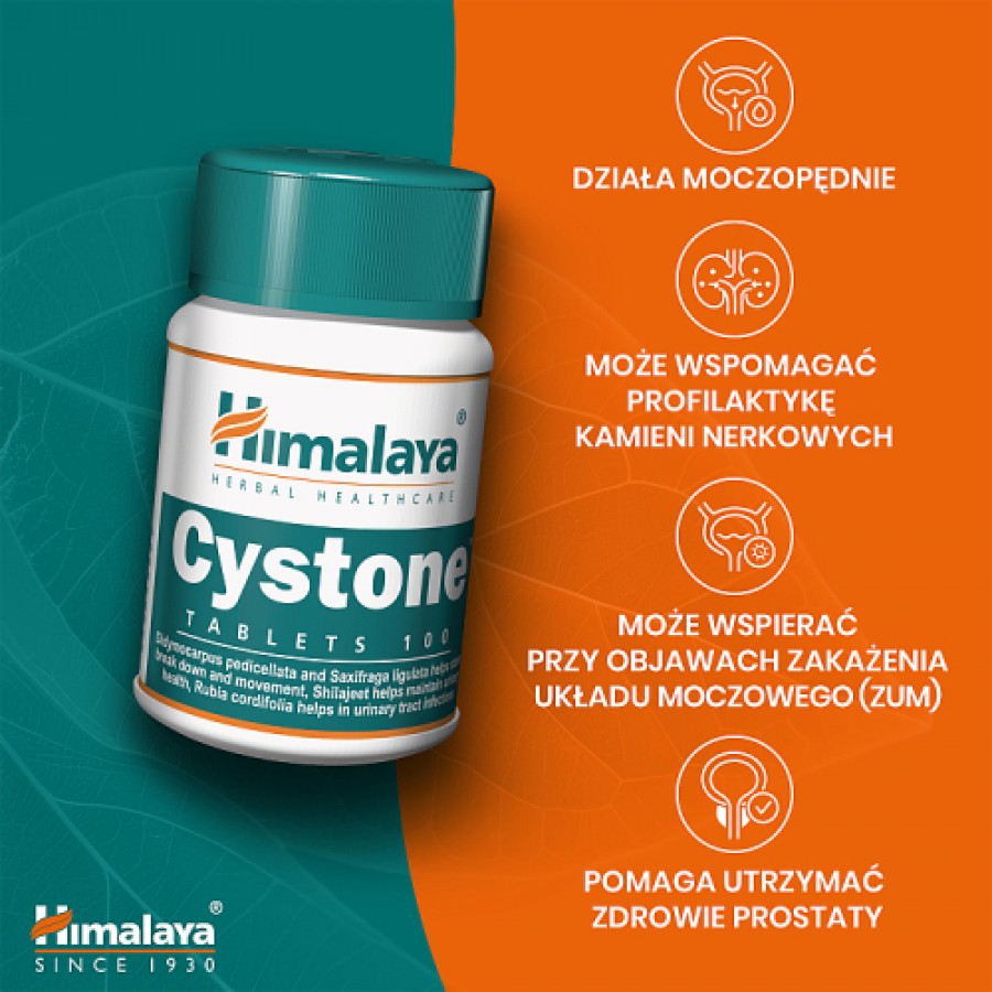 Zdjęcie produktu - 3 HIMALAYA Cystone, 100 tabletek