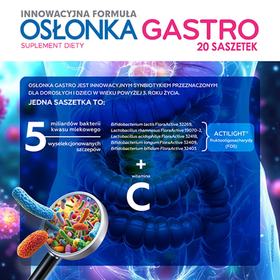 Zdjęcie produktu - 2 Osłonka Gastro - 20 saszetek