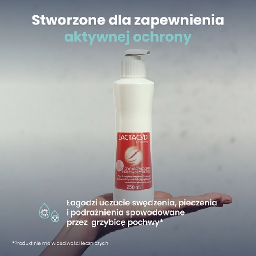 Zdjęcie produktu - 3 Lactacyd Pharma Płyn do higieny intymnej o właściwościach przeciwgrzybiczych, 250 ml