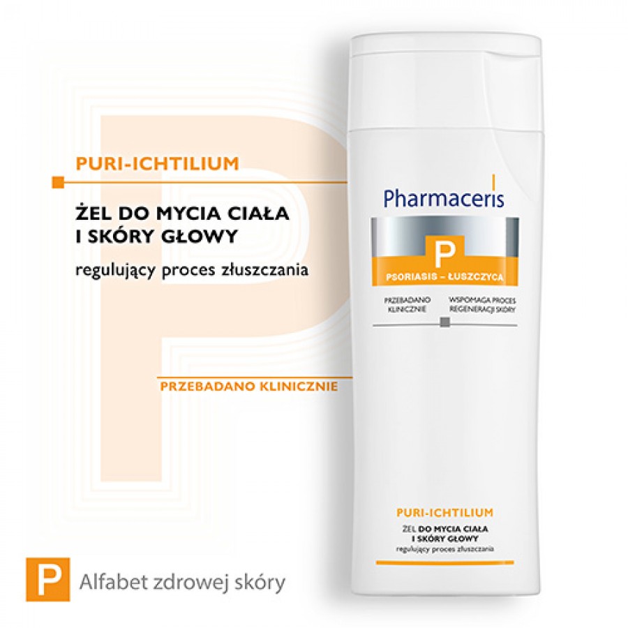 Miniaturka artykułu - #0 PHARMACERIS P Puri-Ichtilium Żel do mycia ciała i sk&oacute;ry głowy, 250ml
