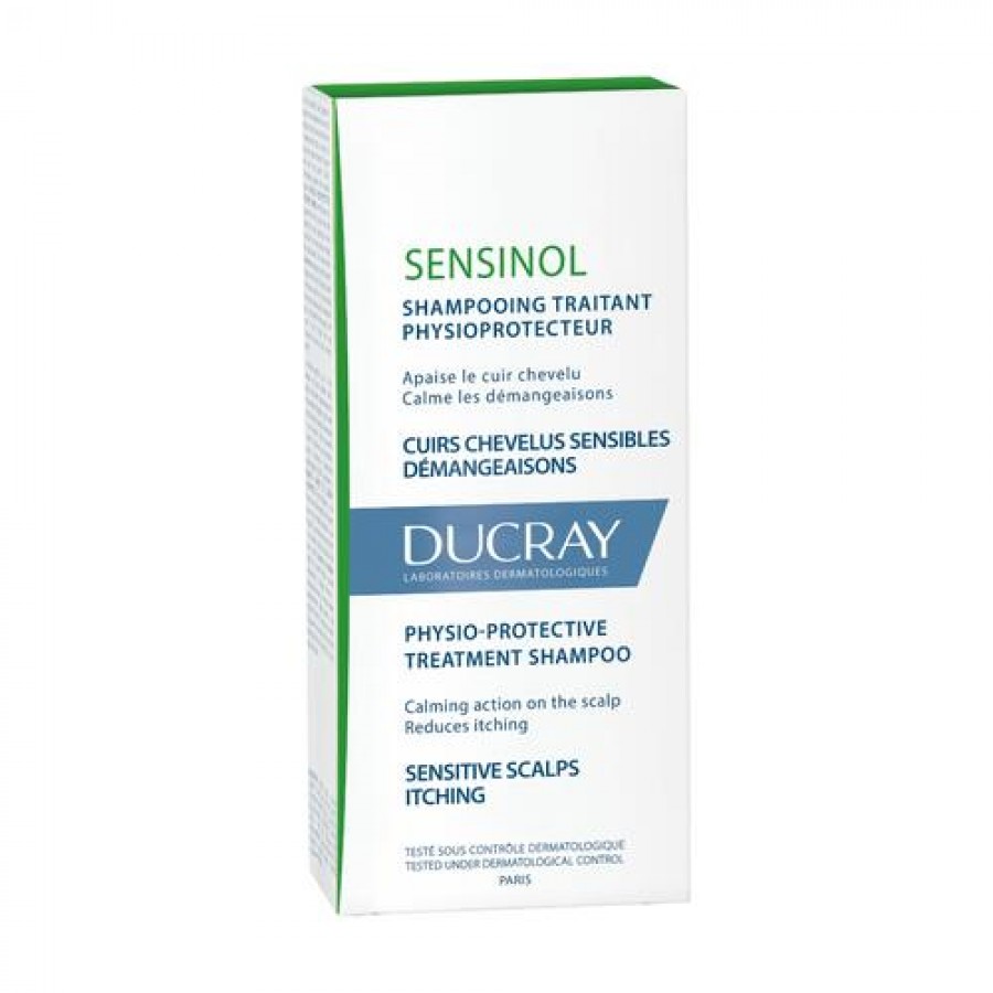 Miniaturka artykułu - #0 DUCRAY SENSINOL Szampon ochrona fizjologiczna, 200ml