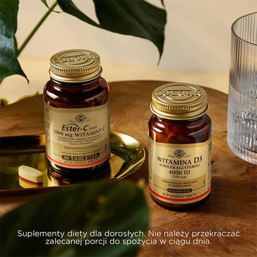 #2 – SOLGAR Ester C-Plus Witamina C 1000 mg, 30 kaps.