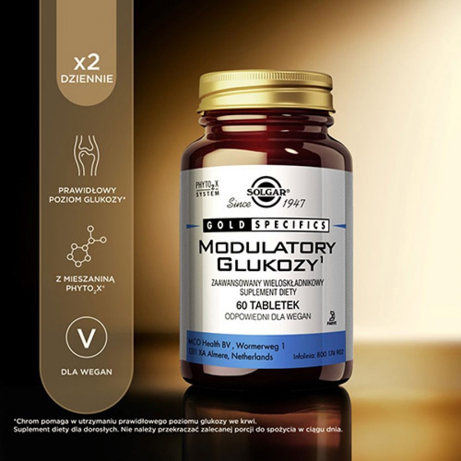 #2 – SOLGAR Gold Specifics Modulatory glukozy, 60 kaps.