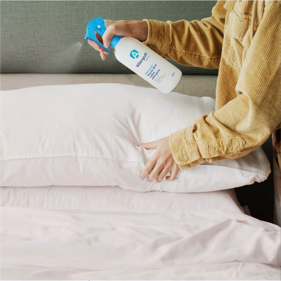 Zdjęcie produktu - 3 Allergoff Spray Neutralizator alergen&oacute;w kurzu domowego, 400 ml